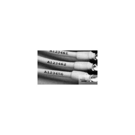 Raychem Heat Shrink Tube, Single Wall, Irradiated Modified Polyolefin, 1.6 Id Before Shrink, 2:1 Shrink RNF-100-1/16-6-STK